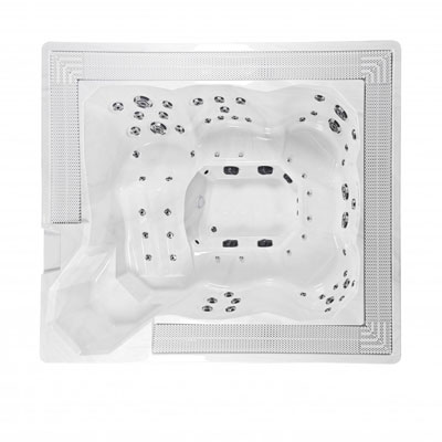 Прямоугольный переливной Спа бассейн Joyee Lucerne чаша