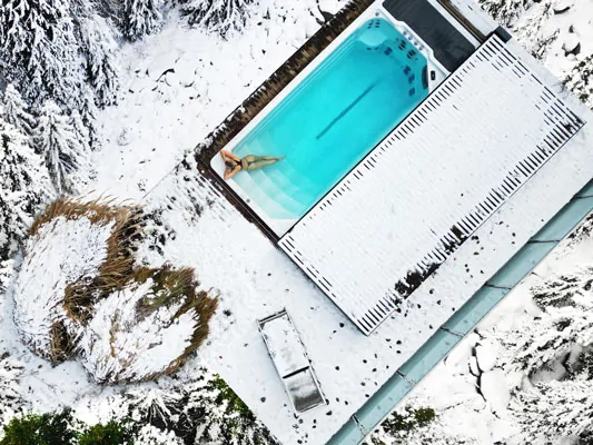 Плавательный Спа бассейн с противотоком 10 скоростей Riptide Atlantis 6.0 Pro Premium Oasis